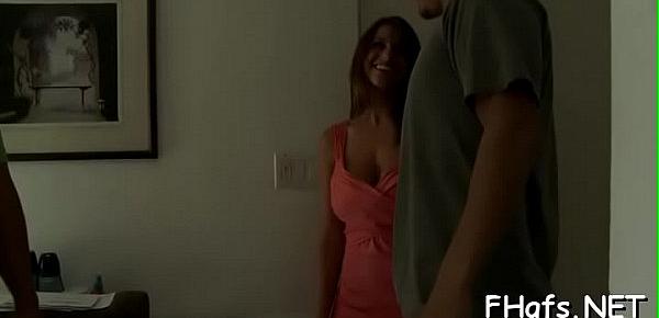  Fresh Brooklyn with round tits gets mouth abused